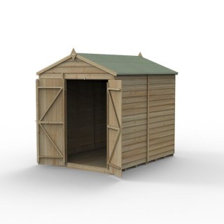 4LIFE Apex Shed 6 x 8 - Double Door - No Window Installation