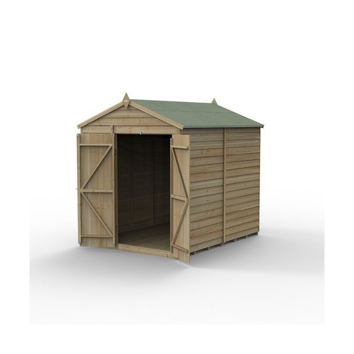 4LIFE Apex Shed 6 x 8 - Double Door - No Window Installation