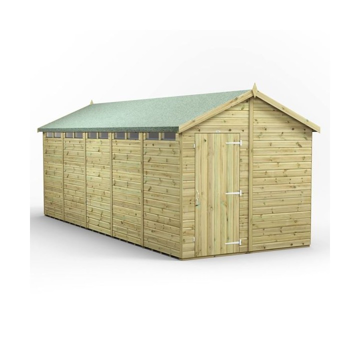 20x8 Premium Powersheds Security Apex