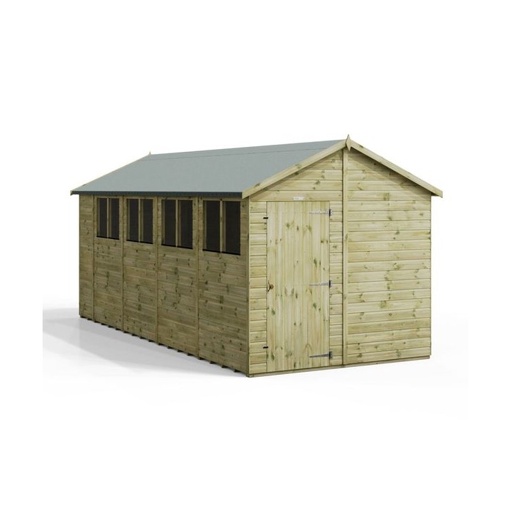 18x8 Premium Powersheds Apex