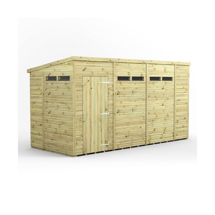 14x6 Premium Powersheds Security Pent