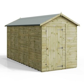 14x6 Premium Powersheds Apex No Windows