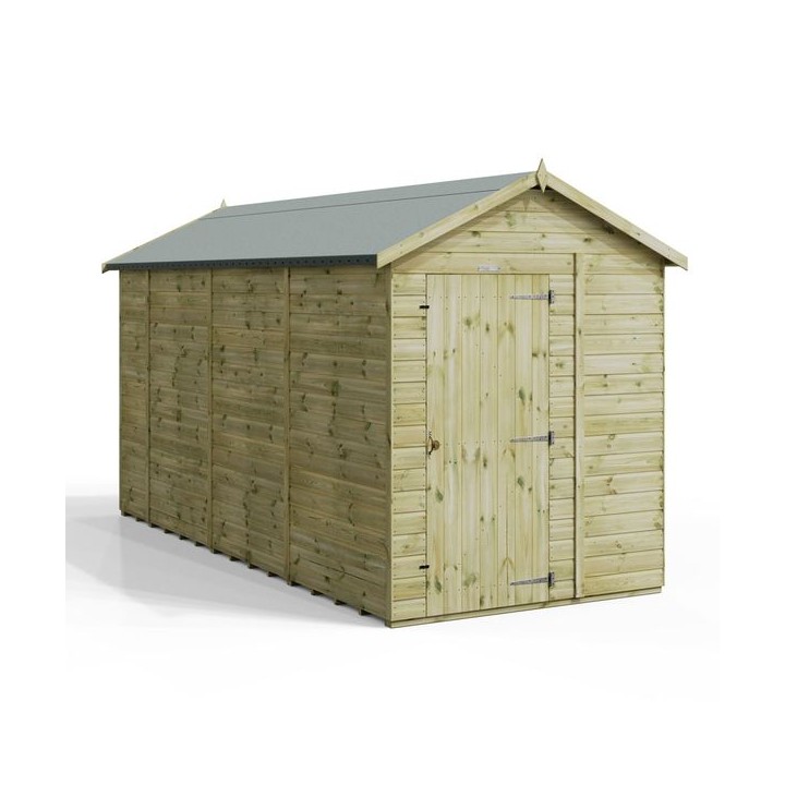 14x6 Premium Powersheds Apex No Windows