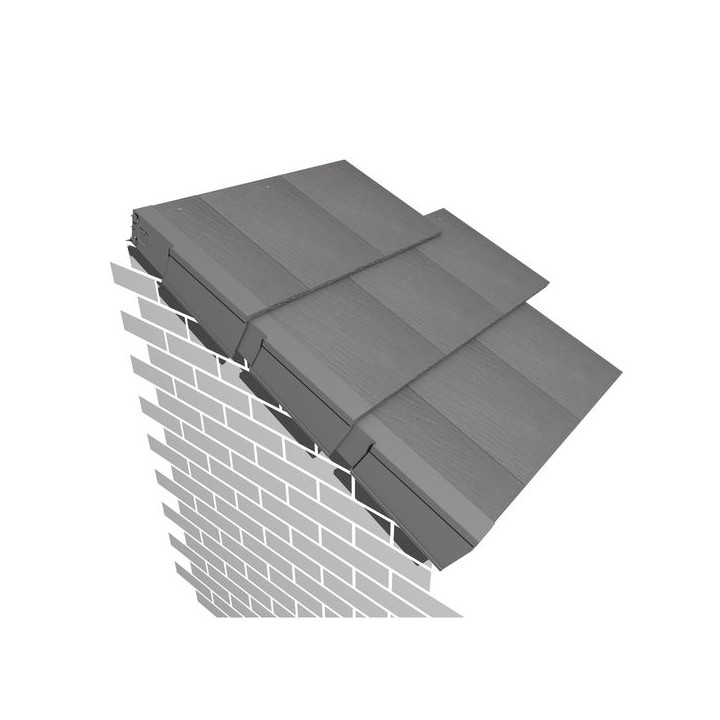 Marley Universal Dry Verge Unit Right Hand Grey