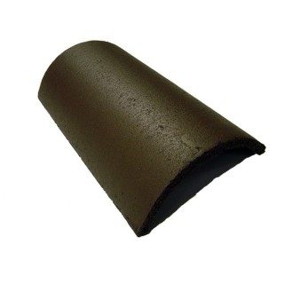 Marley Segmental Ridge Roofing Tile Smooth Brown - Pallet of 120