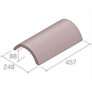 Marley Standard Fittings Segmental Ridge Antique Brown - Pallet of 120