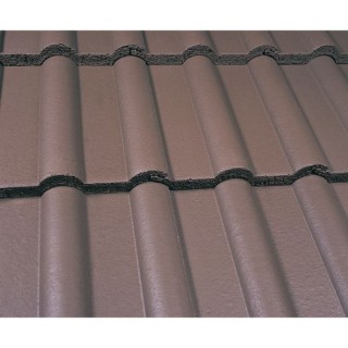 Marley Double Roman Roofing Tile Smooth Brown - Pallet of 192