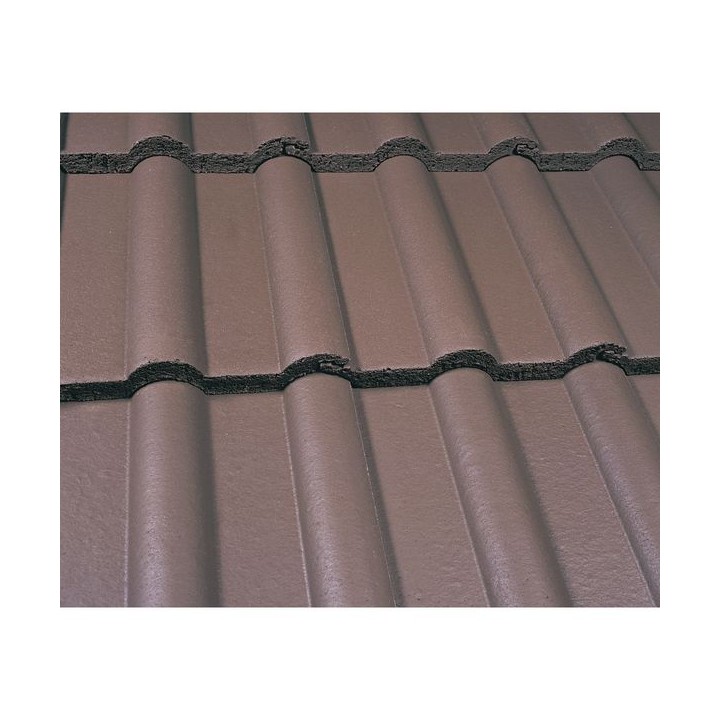 Marley Double Roman Roofing Tile Smooth Brown - Pallet of 192