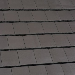 Marley Ashmore Interlocking Double Plain Roofing Tile Smooth Grey 14228 - Pallet of 276