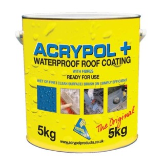 Acrypol +  Waterproof Roof Coating 5kg Black