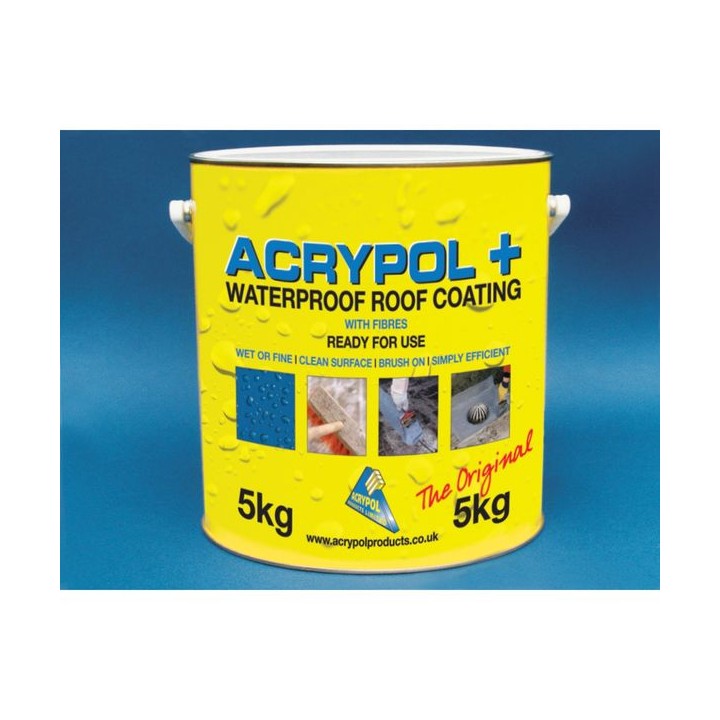 Acrypol + Waterproof Roof Coating 5kg White