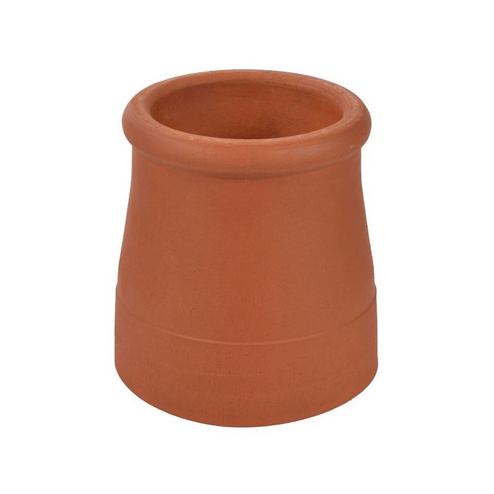 Hepworth Terracotta Chimney Pot Roll Top Red 300mm