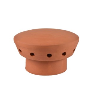 Hepworth Ventilation Terminal Fluvent Red 205mm YL13R