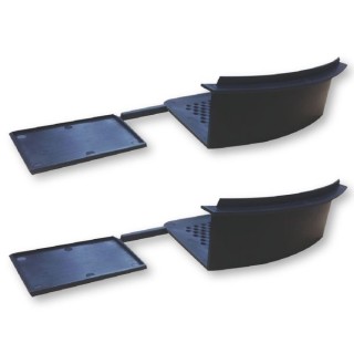 Easy Trim Easyverge Starter And End Cap Grey - Pack Of 2