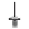 Hansgrohe AddStoris Toilet brush holder wall-mounted - Matt black   Matt Glass - 41752670