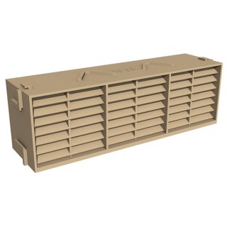 Easy Trim Combination Airbrick 9 X 3 Inch Buff