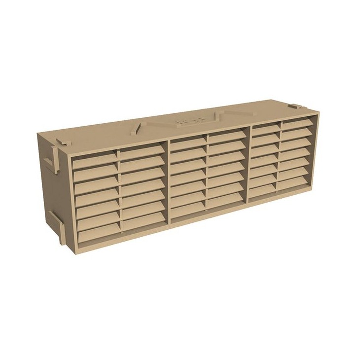 Easy Trim Combination Airbrick 9 X 3 Inch Buff