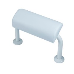 Bristan BRPAD W Aluminium Back Rest Rail and Pad DocM Compliant White Finish