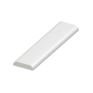 Eurocell Window Trim Upvc Dee Mould 25mm 5m White