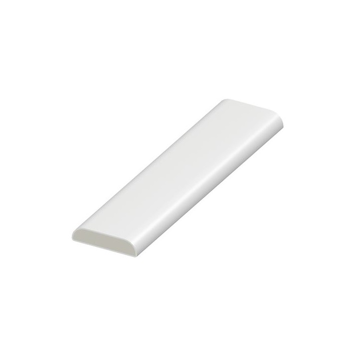 Eurocell Window Trim Upvc Dee Mould 25mm 5m White