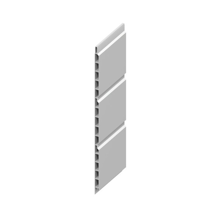 Eurocell Roofline Profile Upvc Hollow Soffit Board 9 X 300mm 5m White