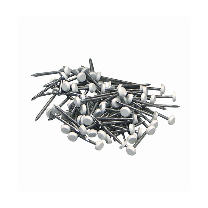Eurocell Roofline Profile Upvc Fixing Nails White 50mm