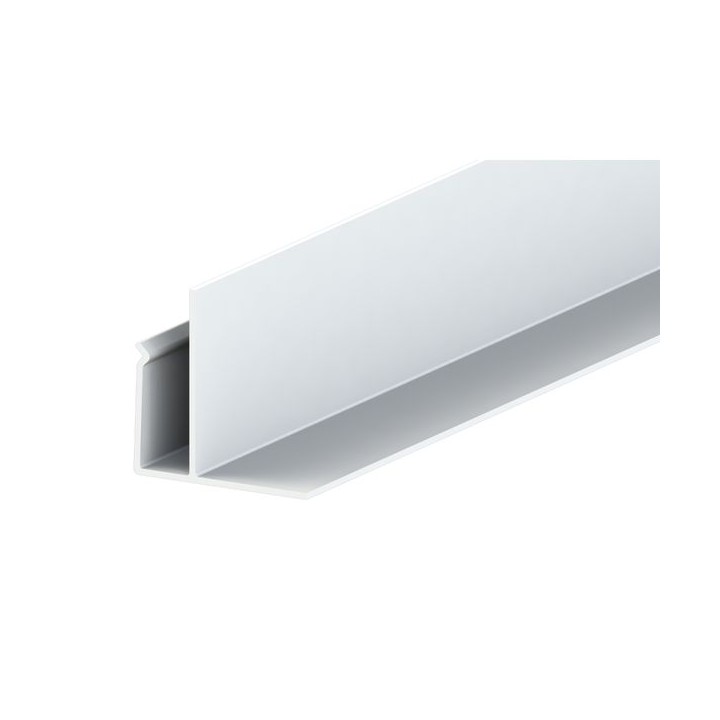 Liniar Soffit F Trim White 3000mm x 50mm (Pack of 5)