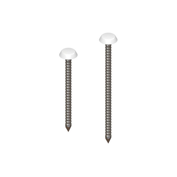 Eurocell Roofline Profile Upvc Fixing Pins White 30mm