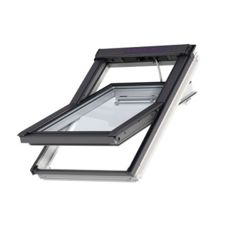 VELUX Solar Centre Pivot Roof Window White Painted 1340mm x 978mm GGL UK04 207030