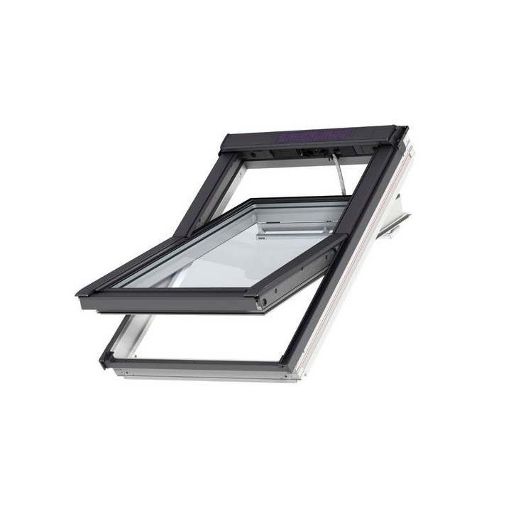 VELUX Solar Centre Pivot Roof Window White Painted 1340mm x 978mm GGL UK04 207030