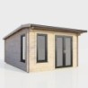12 x 14 Power Apex Log Cabin Right Doors
