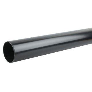 Wavin OsmaSoil plain ended pipe 110mm black 3m
