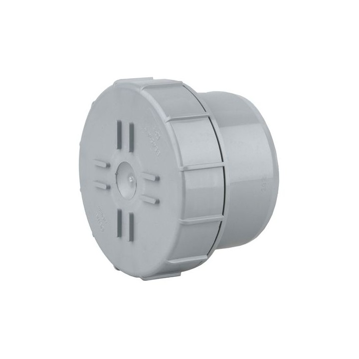 Wavin OsmaSoil plain ended access plug 110m grey