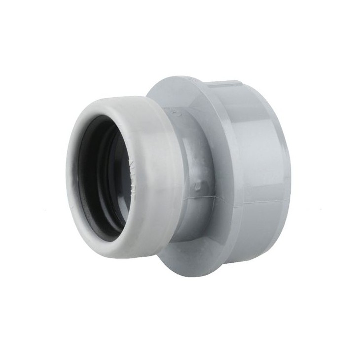 Wavin OsmaSoil S/S boss adaptor (ring-seal) 32mm grey