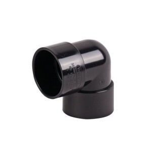 Wavin Osma Waste solvent weld knuckle bend 90° 32mm black
