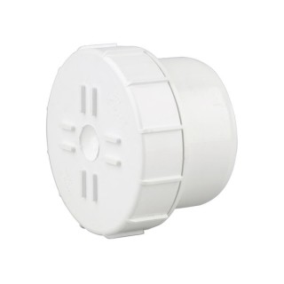Wavin OsmaSoil plain ended access plug 110m white