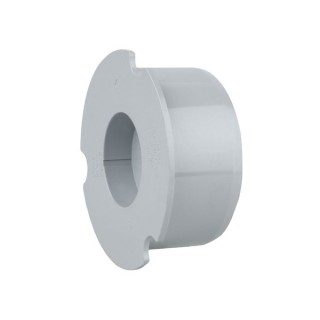 Wavin OsmaSoil plain ended socket plug 110m grey