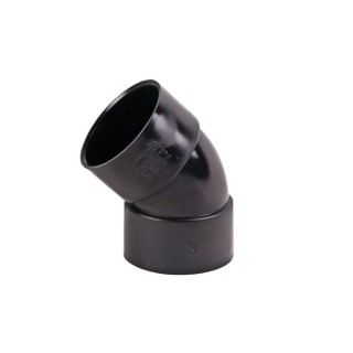 Wavin Osma Waste solvent weld bend 45° 40mm black