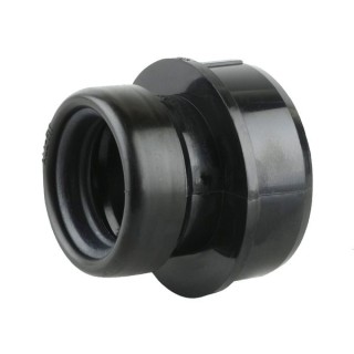 Wavin OsmaSoil S/S boss adaptor (ring-seal) 32mm black