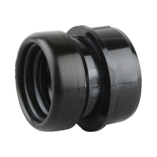 Wavin OsmaSoil S/S boss adaptor (ring-seal) 40mm black