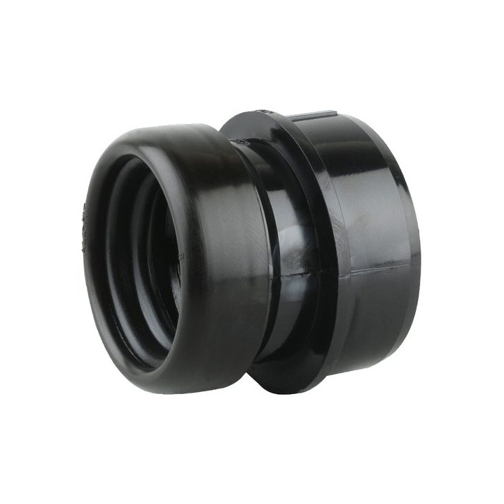 Wavin OsmaSoil S/S boss adaptor (ring-seal) 40mm black