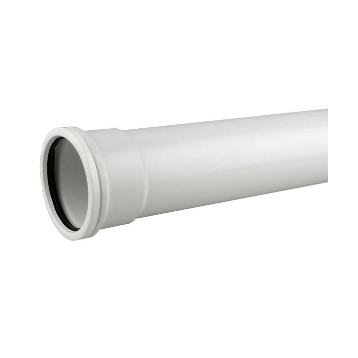 Wavin OsmaSoil S/S pipe 110mm white 3m