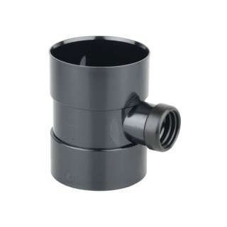 Wavin OsmaSoil D/SW bossed pipe (ring seal) 110mm black