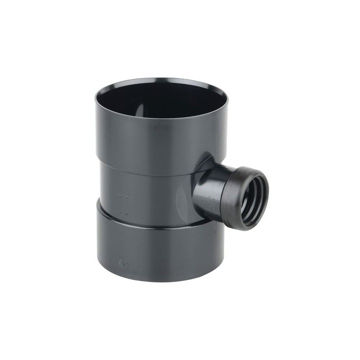 Wavin OsmaSoil D/SW bossed pipe (ring seal) 110mm black