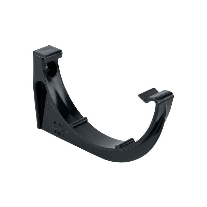 Wavin Osma RoundLine gutter support bracket 112mm black 0T019B