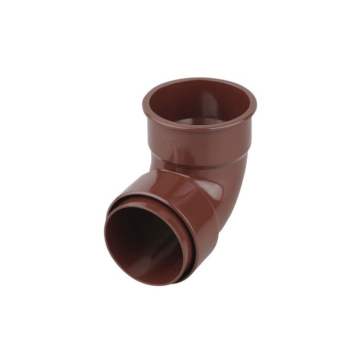 Osma RoundLine 0T161 Pipe Bend 87.5° 68mm Brown