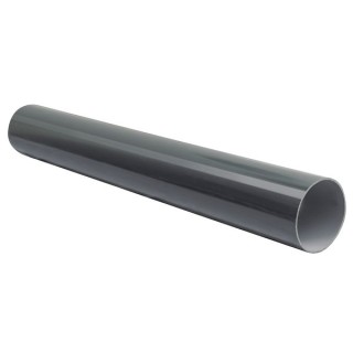 Wavin Osma RoundLine pipe 68mm anthracite grey 4m 0T084AG