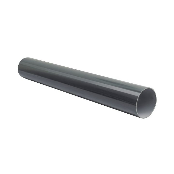 Wavin Osma RoundLine pipe 68mm anthracite grey 4m 0T084AG