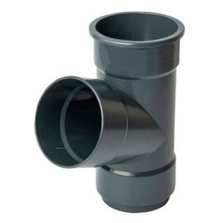 Wavin Osma RoundLine pipe branch 67.5° 68mm anthracite grey 0T035AG