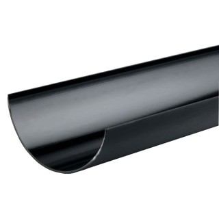 Wavin Osma RoundLine gutter 112mm black 2m 0T072B